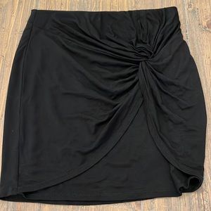 LUSH faux wrap mini skirt
